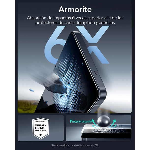 Lamina Pantalla ESR Para Galaxy S26 Ultra Armorite (2 un) 5