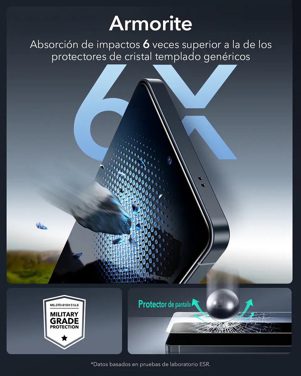 Lamina Pantalla ESR Para Galaxy S26 Ultra Armorite (2 un) 5