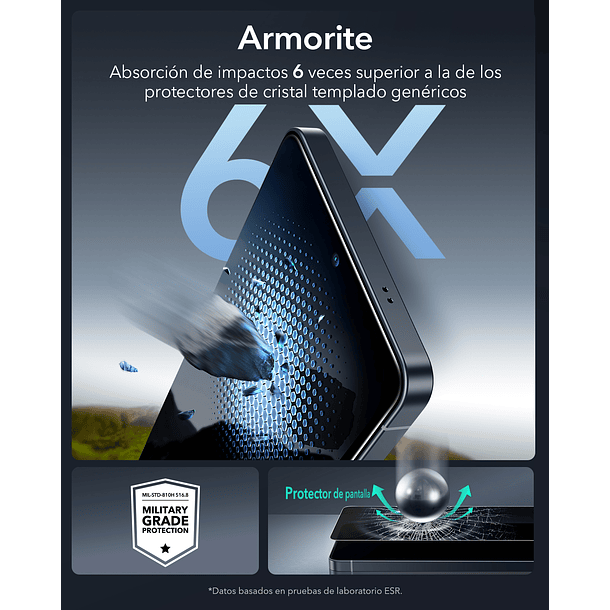 Lamina Pantalla Anti Espia ESR Para Galaxy S26 Ultra Armorite 4