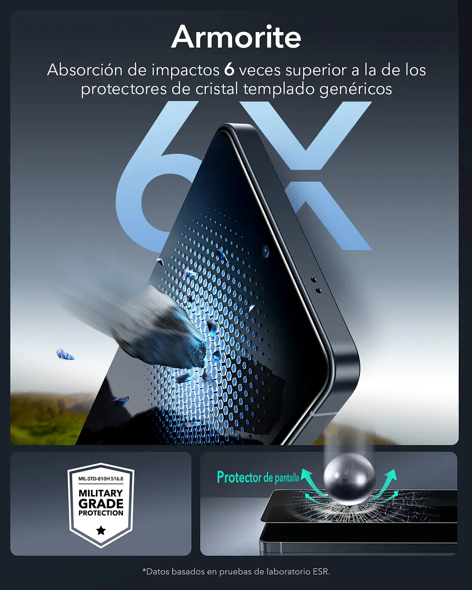 Lamina Pantalla Anti Espia ESR Para Galaxy S26 Ultra Armorite 4