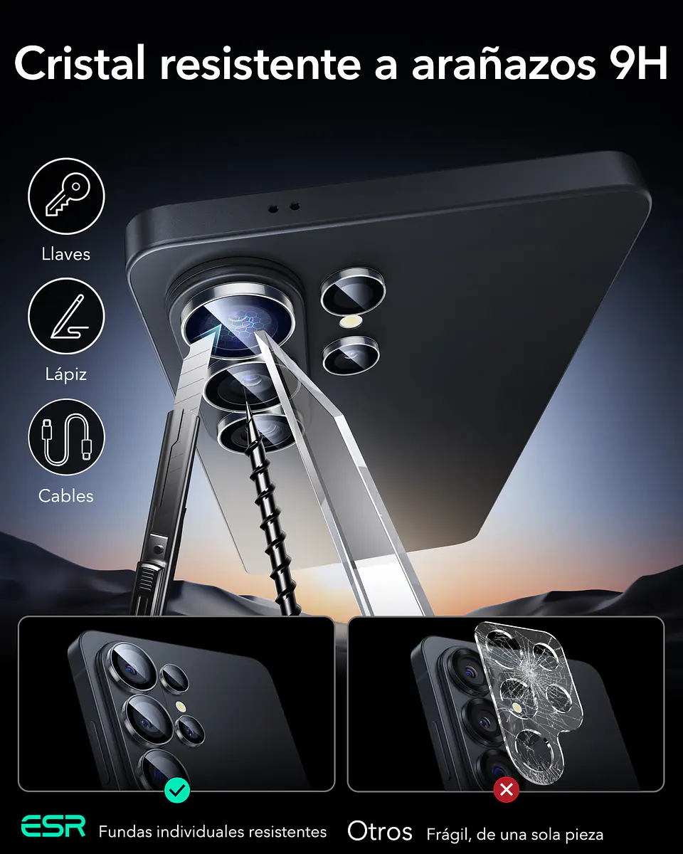 Protector Camara ESR Para Galaxy S26 Ultra Armorite 4