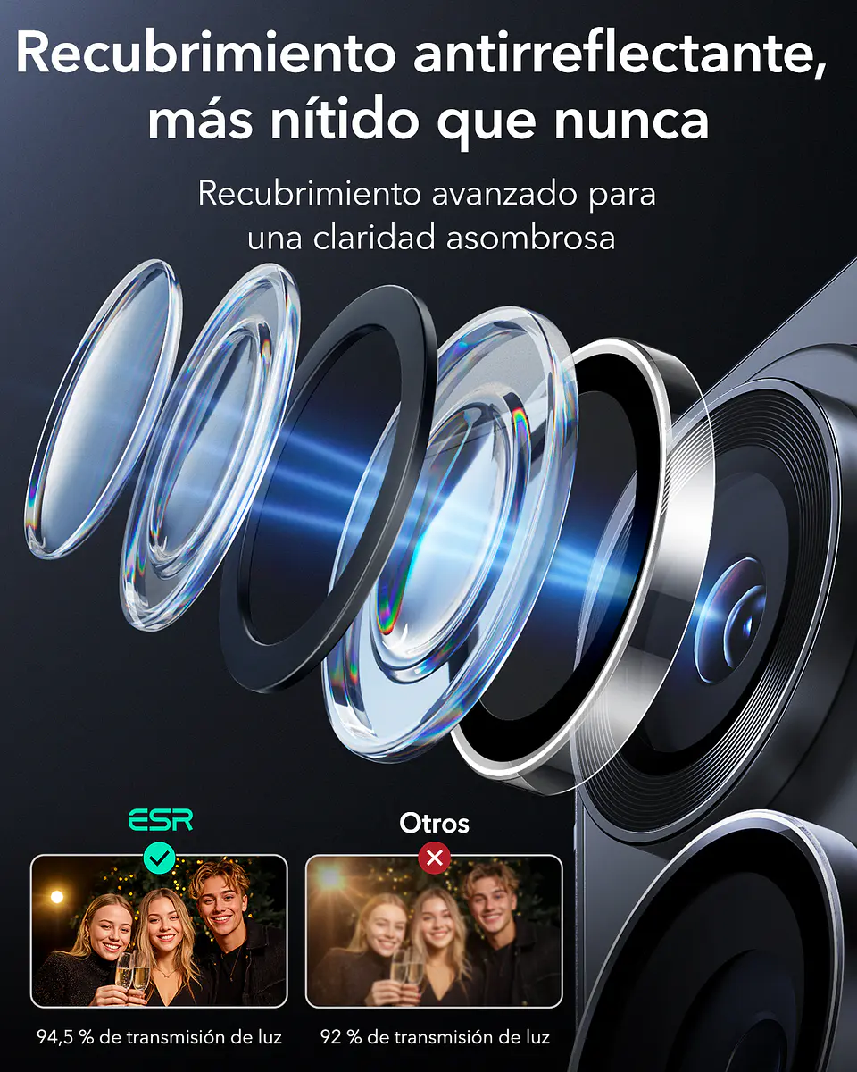 Protector Camara ESR Para Galaxy S26 Ultra Armorite 6