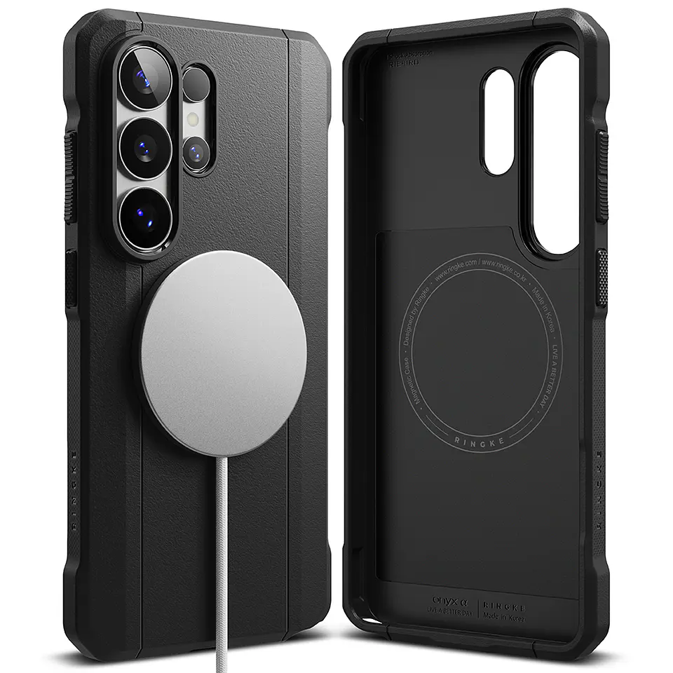 Carcasa Ringke S26 Ultra Onyx Alpha Magnetic Negra 1