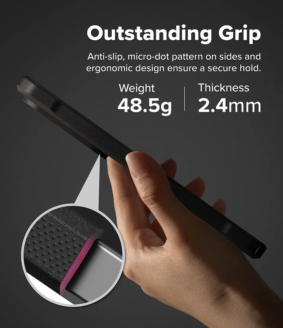 Carcasa Ringke S26 Ultra Onyx Alpha Magnetic Negra 9