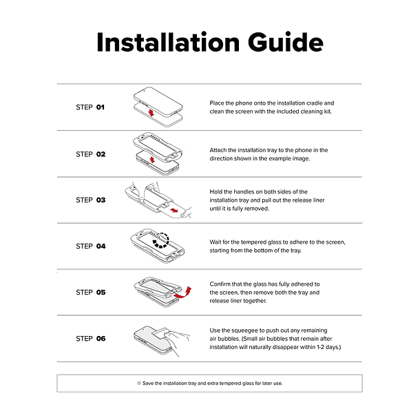 Lamina Pantalla Ringke Para Galaxy S26 Ultra (Pack 2UN) 10