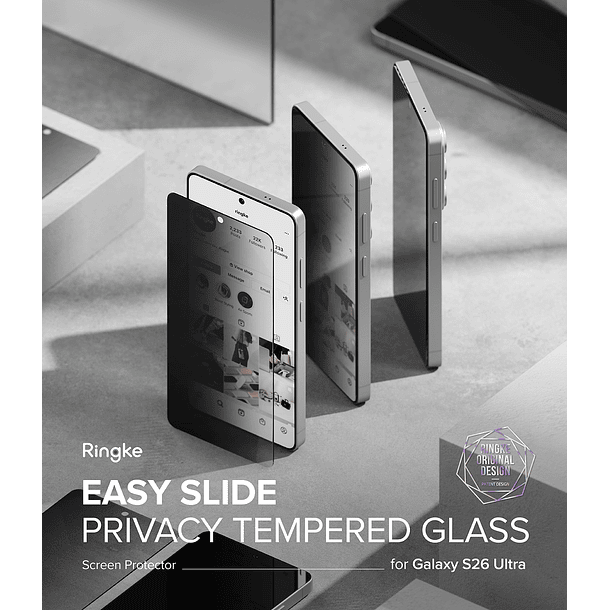Lamina Pantalla Anti espía Ringke Galaxy S26 Ultra (Pack 2UN) 2