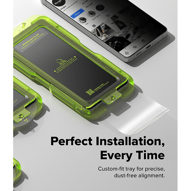 Lamina Pantalla Anti espía Ringke Galaxy S26 Ultra (Pack 2UN) 8