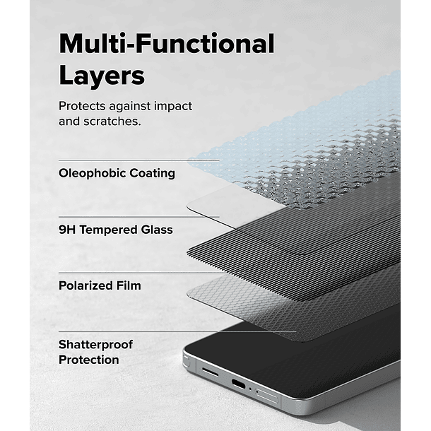 Lamina Pantalla Anti espía Ringke Galaxy S26 Ultra (Pack 2UN) 9