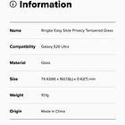 Lamina Pantalla Anti espía Ringke Galaxy S26 Ultra (Pack 2UN) 11