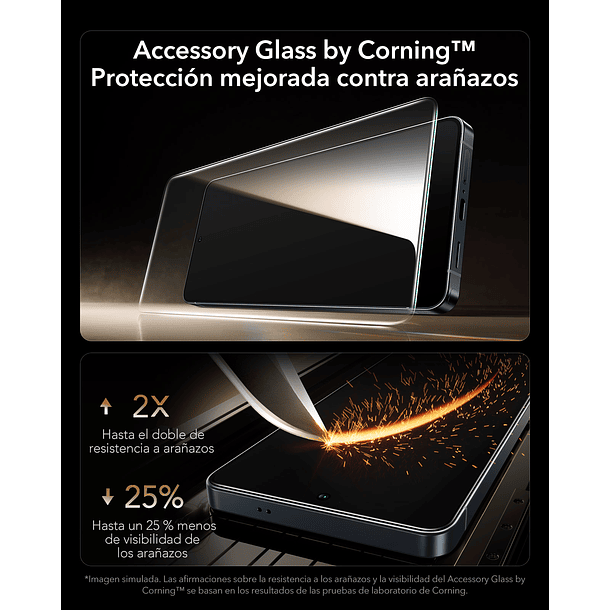 Lamina Pantalla ESR Para Galaxy S26 Ultra Armorite Pro Corning 3