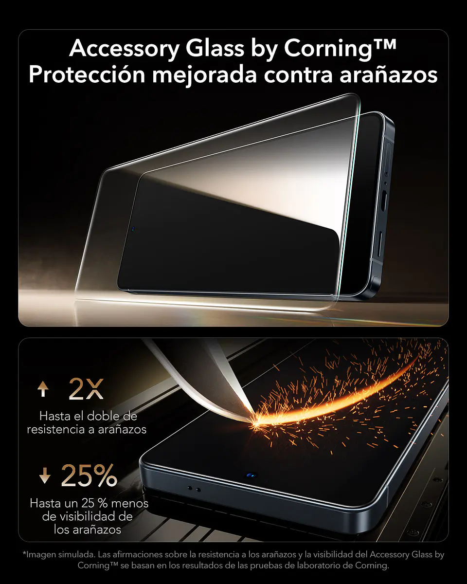 Lamina Pantalla ESR Para Galaxy S26 Ultra Armorite Pro Corning 3