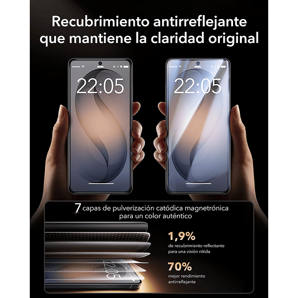 Lamina Pantalla ESR Para Galaxy S26 Ultra Armorite Pro Corning 7