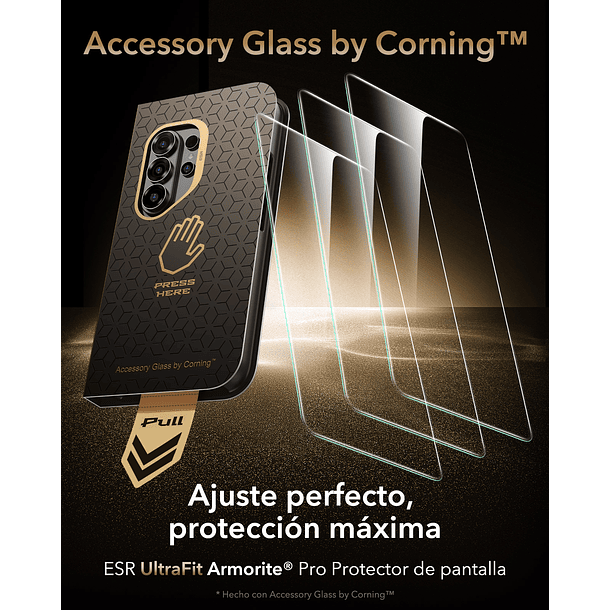 Lamina Pantalla ESR Para Galaxy S26 Ultra Armorite Pro Corning 2