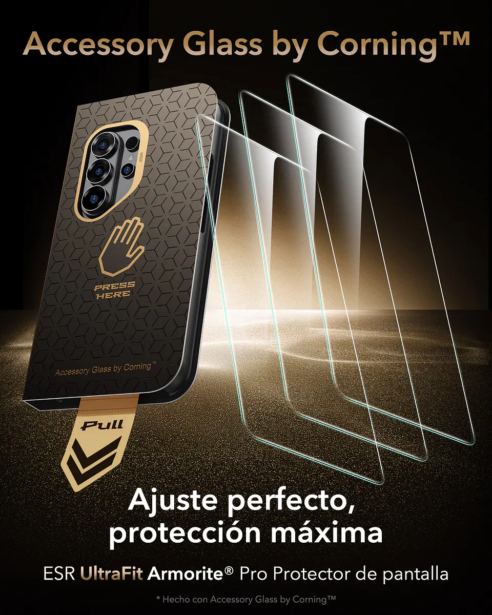 Lamina Pantalla ESR Para Galaxy S26 Ultra Armorite Pro Corning 2