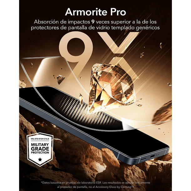 Lamina Pantalla ESR Para Galaxy S26 Ultra Armorite Pro Corning 9