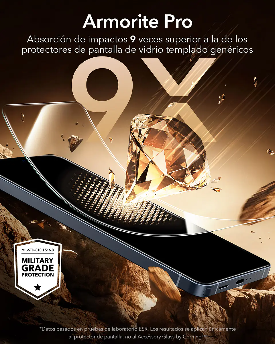 Lamina Pantalla ESR Para Galaxy S26 Ultra Armorite Pro Corning 9