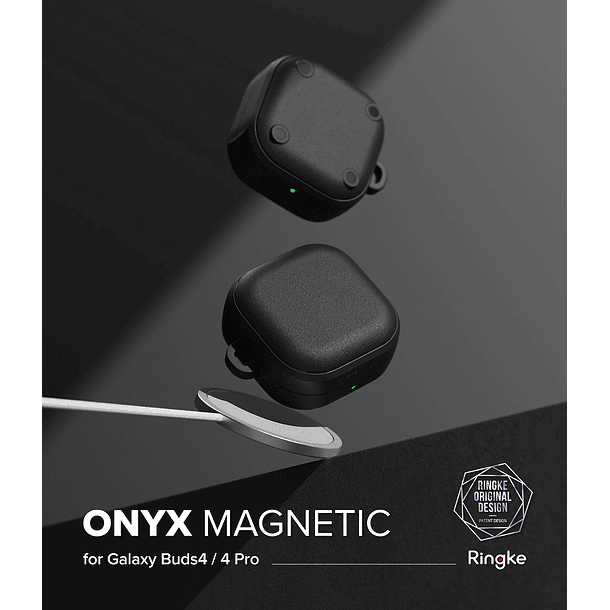 Carcasa Funda Ringke Para Buds 4 / 4 Pro Onyx Magnetic 7