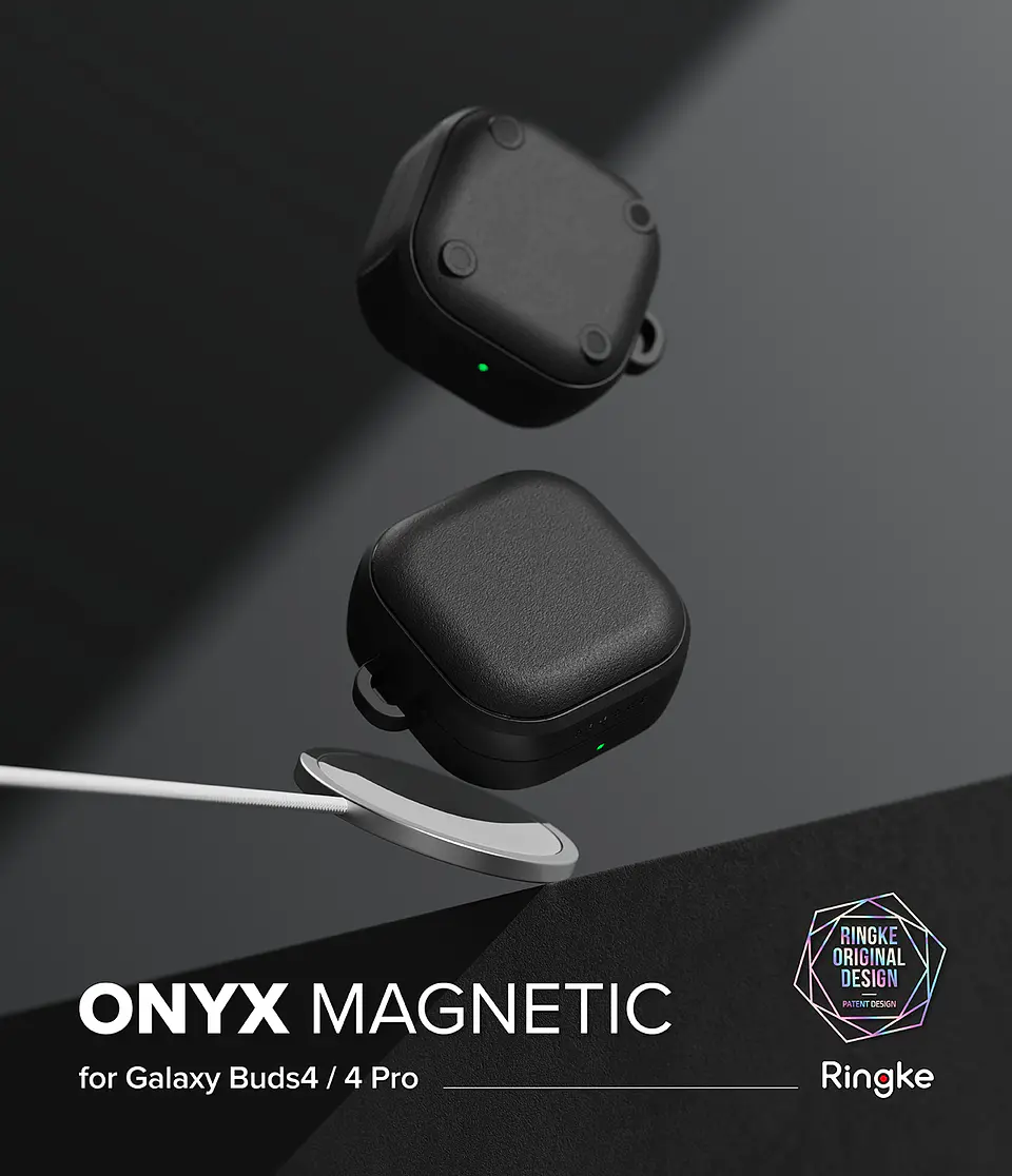 Carcasa Funda Ringke Para Buds 4 / 4 Pro Onyx Magnetic 7