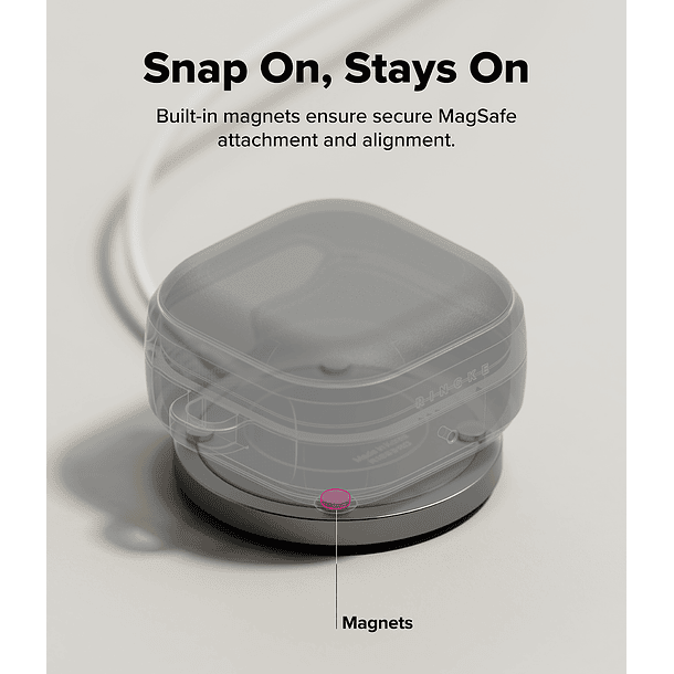 Carcasa Funda Ringke Para Buds 4 / 4 Pro Onyx Magnetic 8