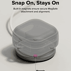 Carcasa Funda Ringke Para Buds 4 / 4 Pro Onyx Magnetic 8