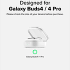 Carcasa Funda Ringke Para Buds 4 / 4 Pro Onyx Magnetic 9