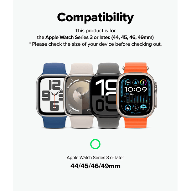 Correa Metálica Ringke Para Apple Watch 44/45/46/49mm 10