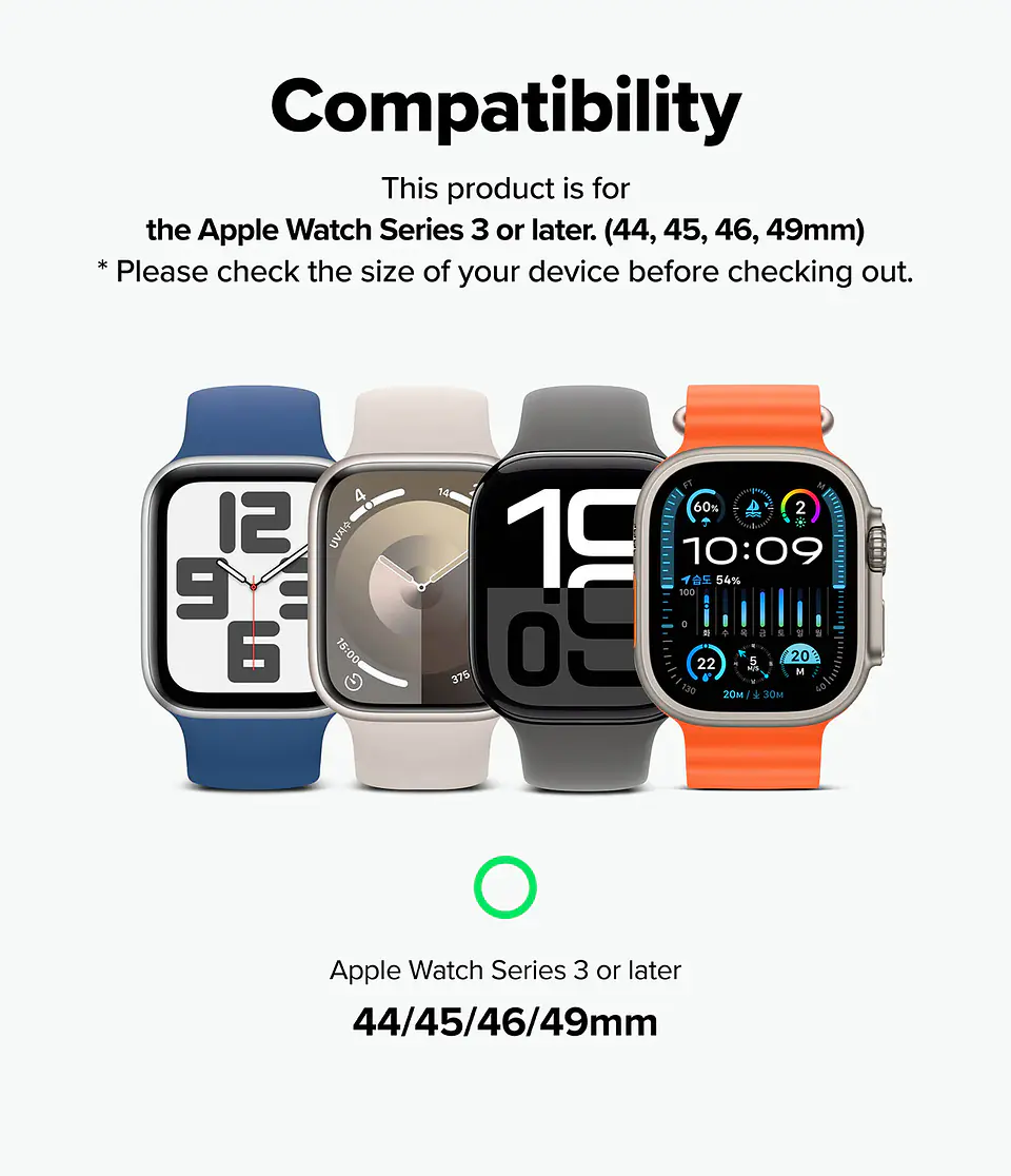 Correa Metálica Ringke Para Apple Watch 44/45/46/49mm 10