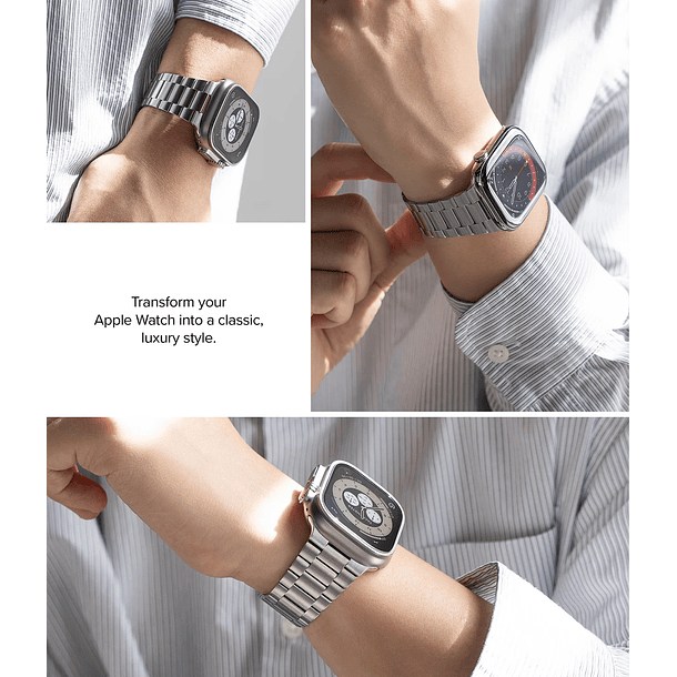 Correa Metálica Ringke Para Apple Watch 44/45/46/49mm 11