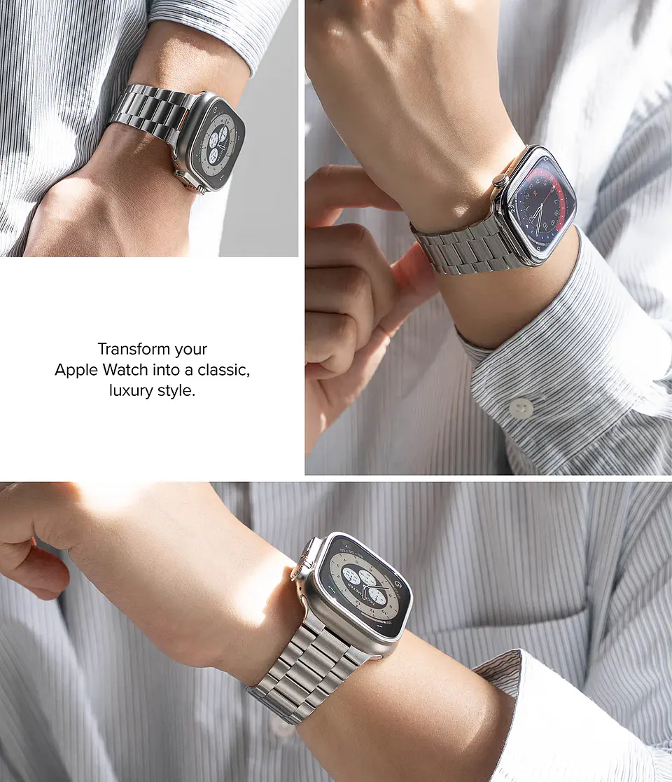 Correa Metálica Ringke Para Apple Watch 44/45/46/49mm 11