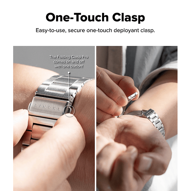 Correa Metálica Ringke Para Apple Watch 44/45/46/49mm 12