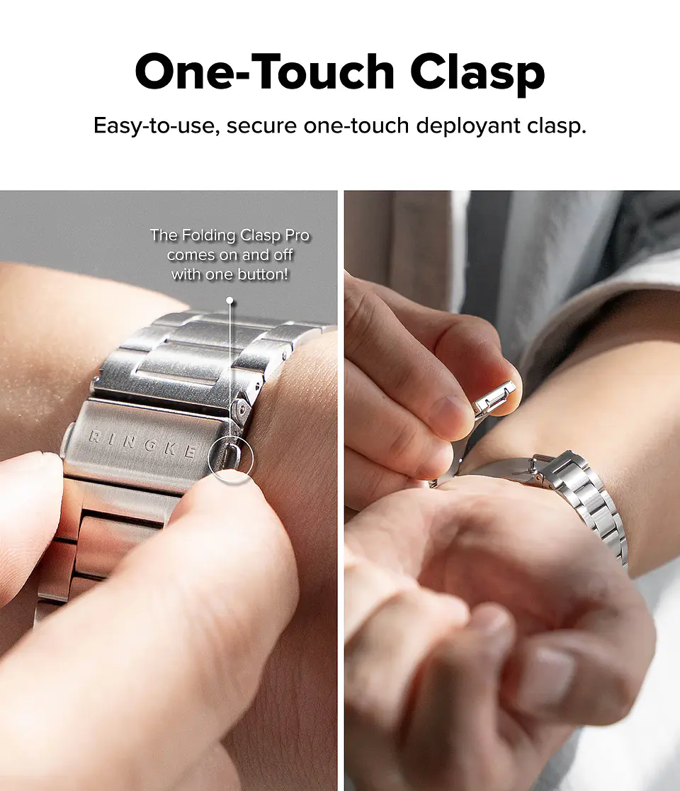 Correa Metálica Ringke Para Apple Watch 44/45/46/49mm 12