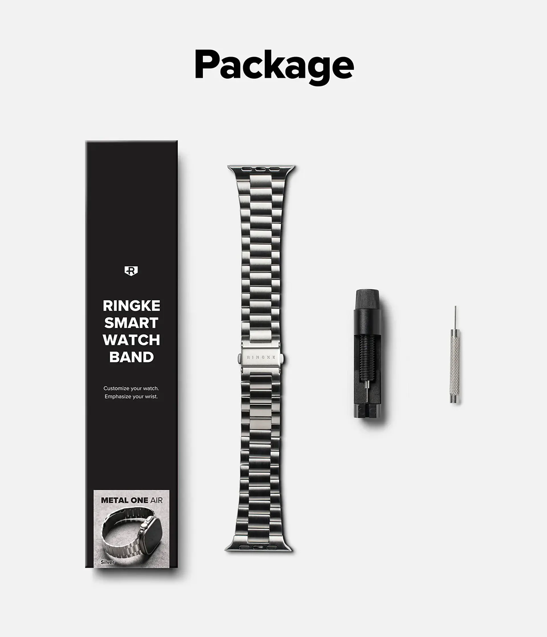 Correa Metálica Ringke Para Apple Watch 44/45/46/49mm 13