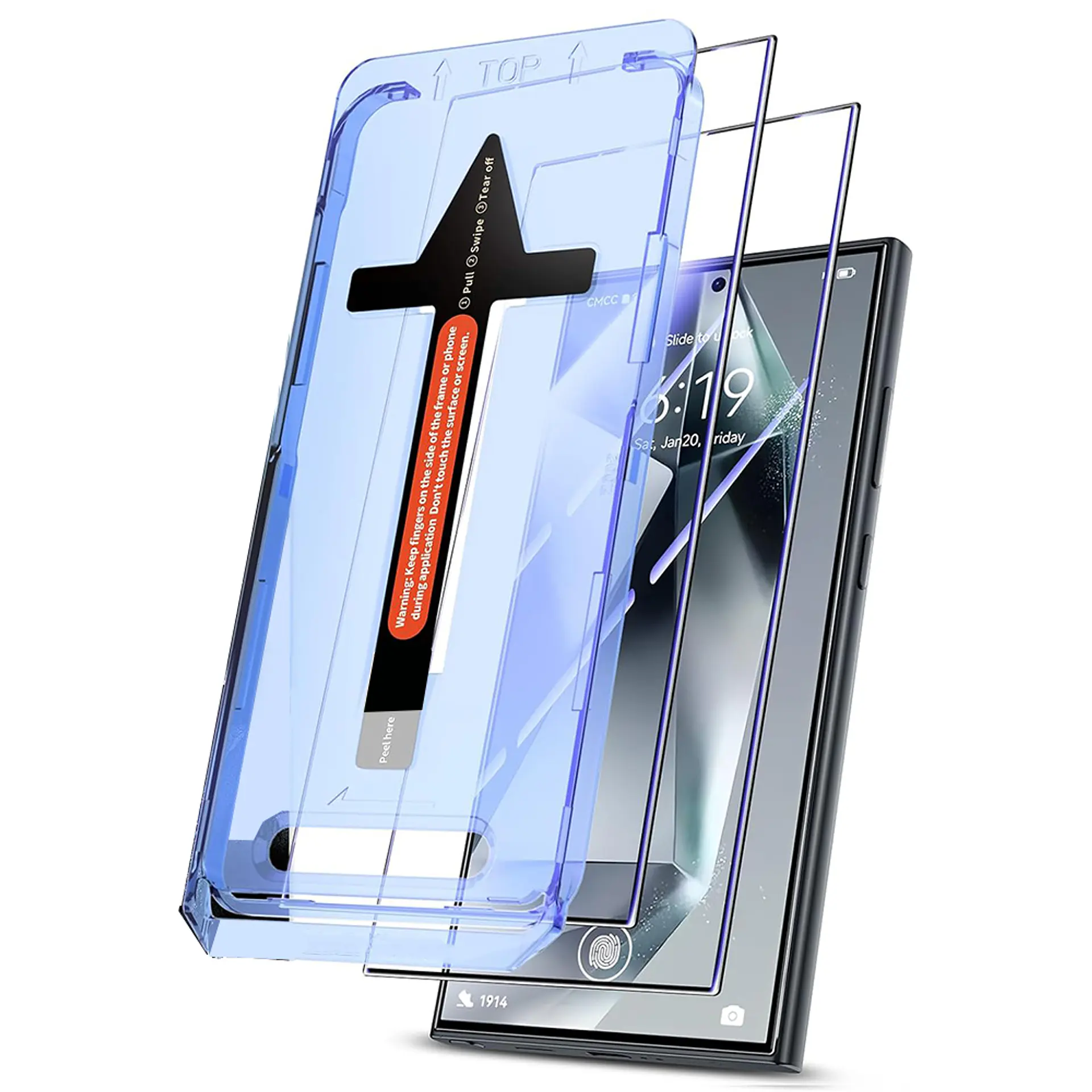 Lámina Protectora Pantalla Para S26 Ultra Auto Instalable 1