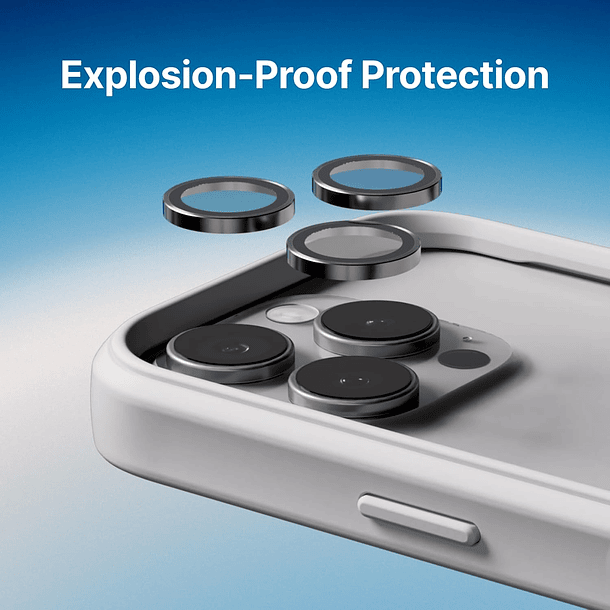 Protector Camara Rhinoshield para iPhone 17 Pro / 17 Pro Max / 16 Pro / 16 Pro Max 6