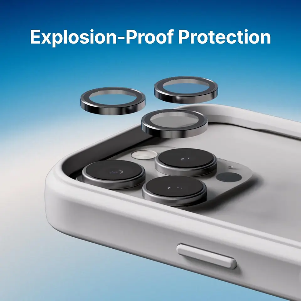 Protector Camara Rhinoshield para iPhone 17 Pro / 17 Pro Max / 16 Pro / 16 Pro Max 6