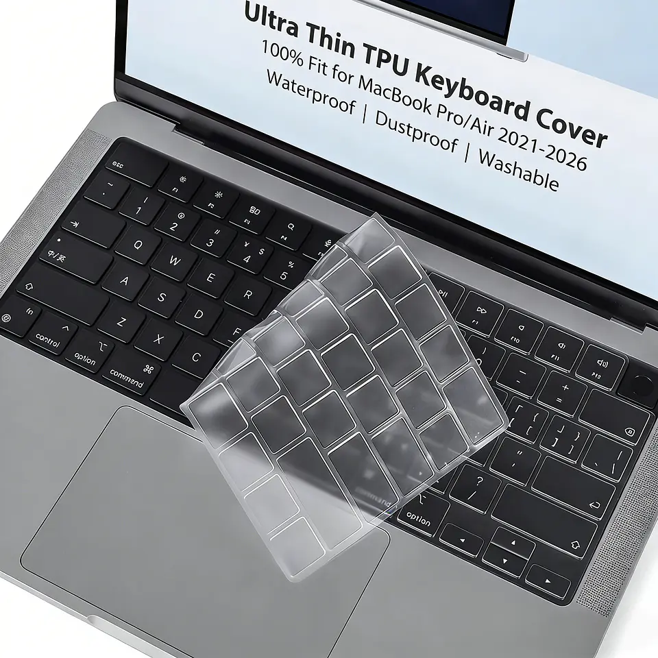Protector Teclado Silicona Para Macbook Neo / Air 13,6 M5 M4 M3 M2 3