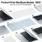 Protector Teclado Silicona Para Macbook Neo / Air 13,6 M4 M3 M2 5