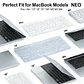 Protector Teclado Silicona Para Macbook Neo / Air 13,6 M5 M4 M3 M2 - Miniatura 5