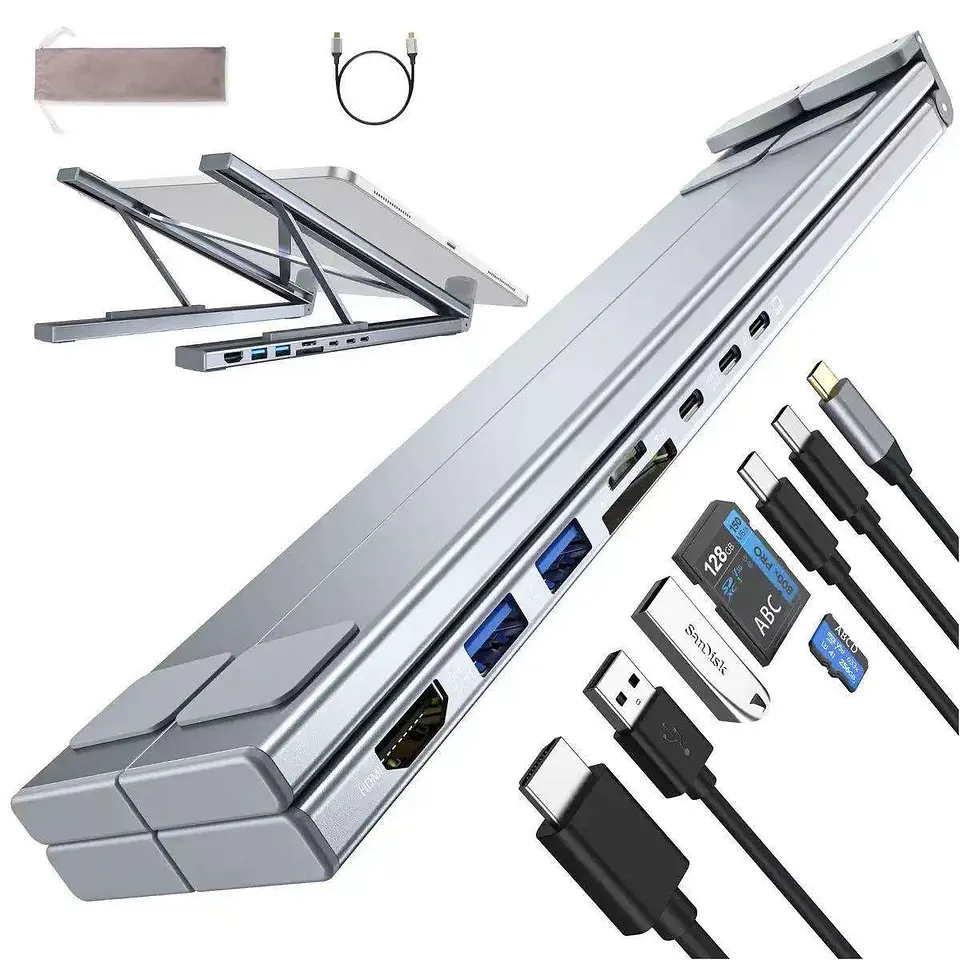 HUB para 8 en 1 HUB Para Macbook / Notebook HDMI 4K 2