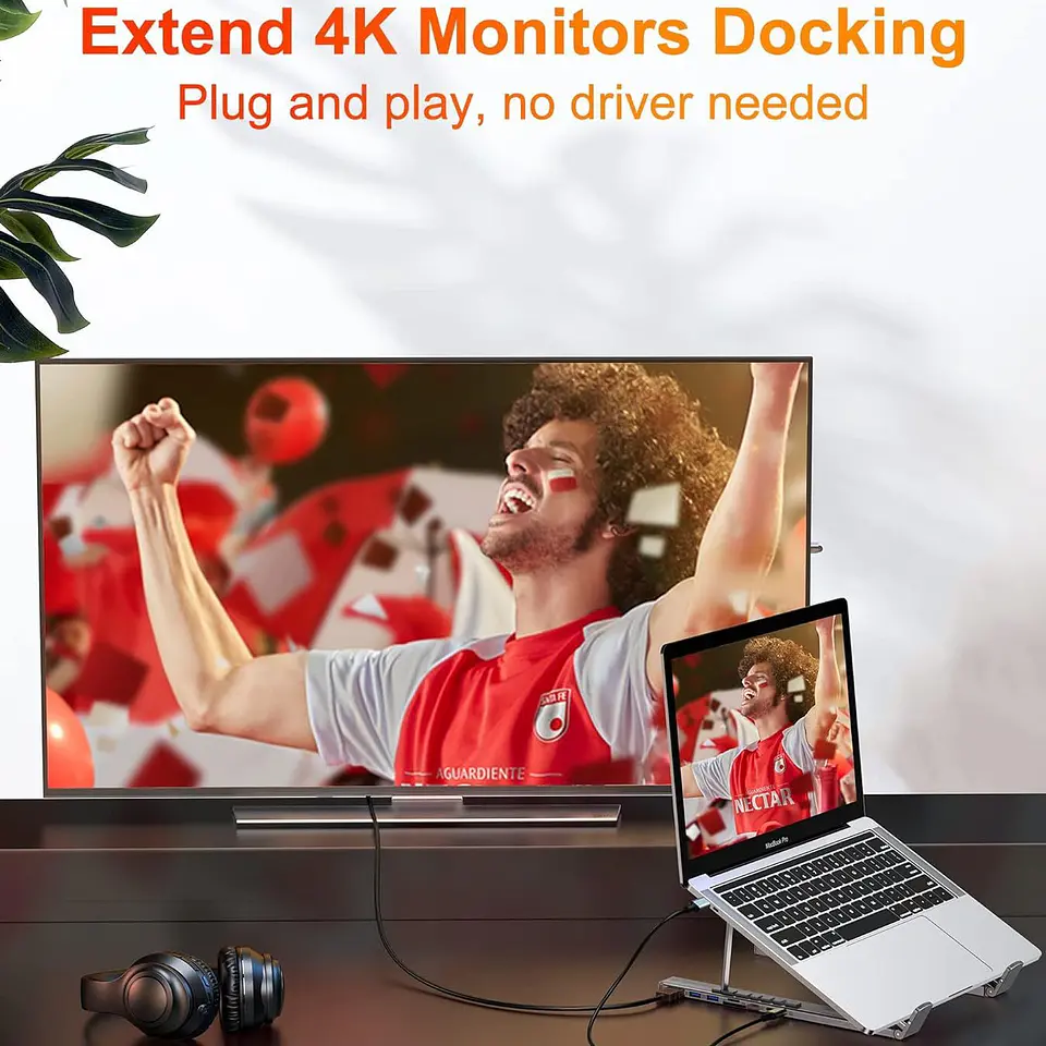 HUB para 8 en 1 HUB Para Macbook / Notebook HDMI 4K 4