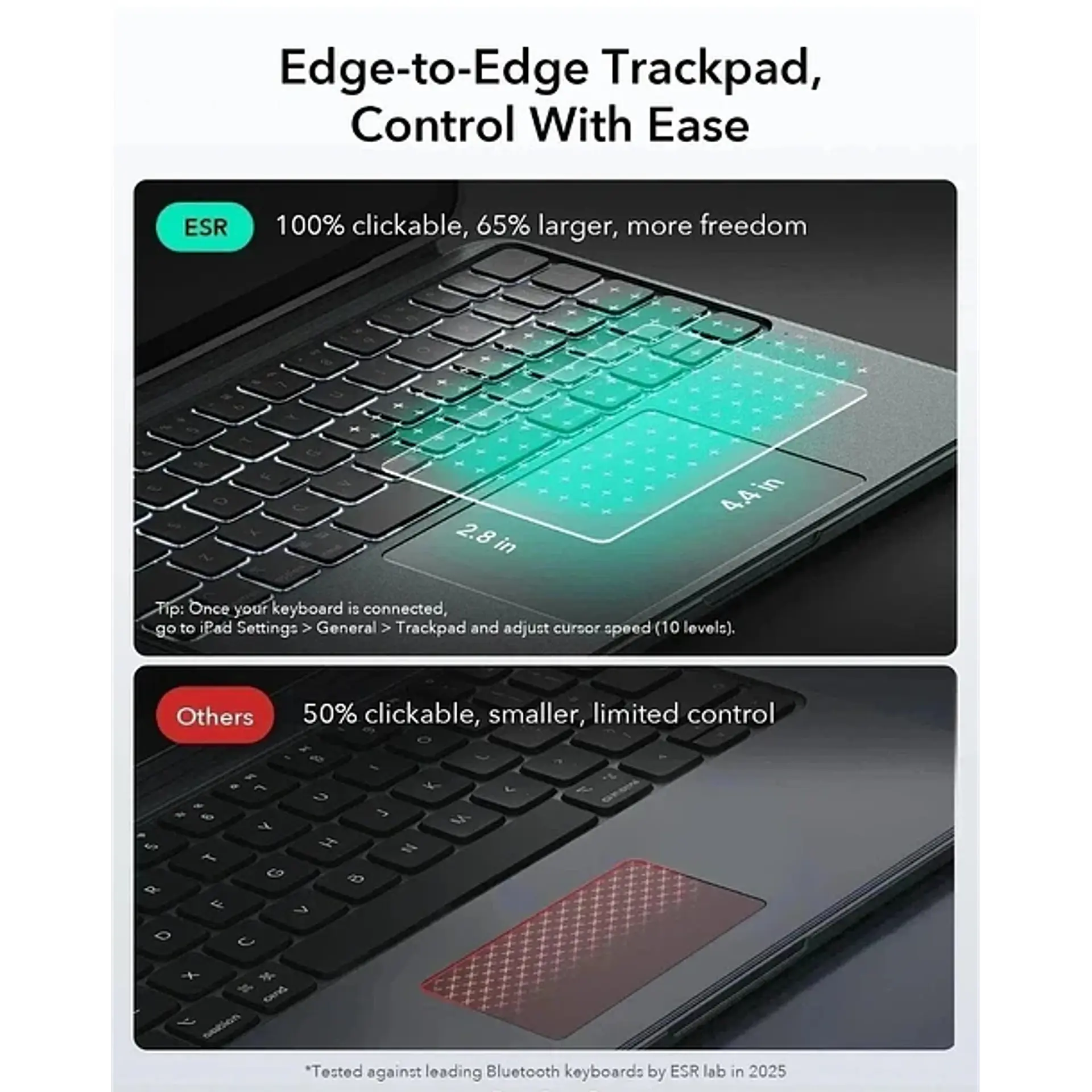 Funda con Teclado ESR Shift para iPad Pro 11
