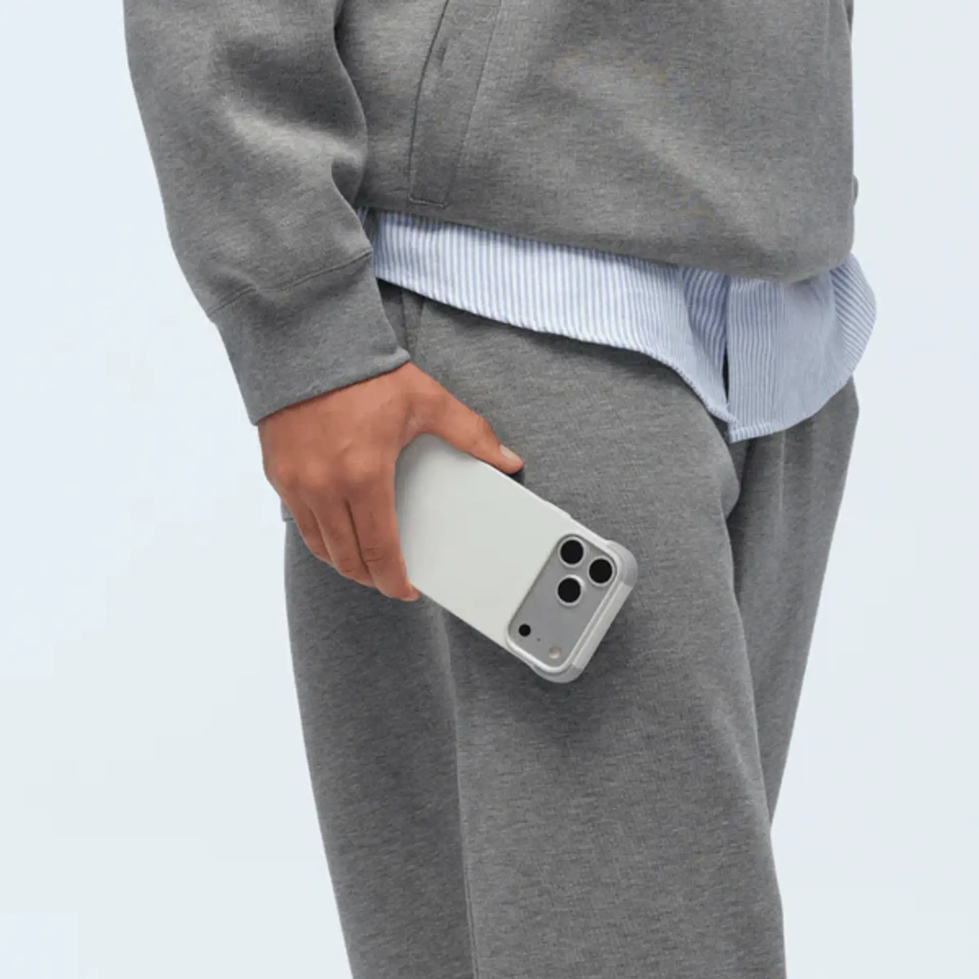 Carcasa MOFT Snap Cuero para iPhone 17 Pro Max Misty Cove/Cement 5