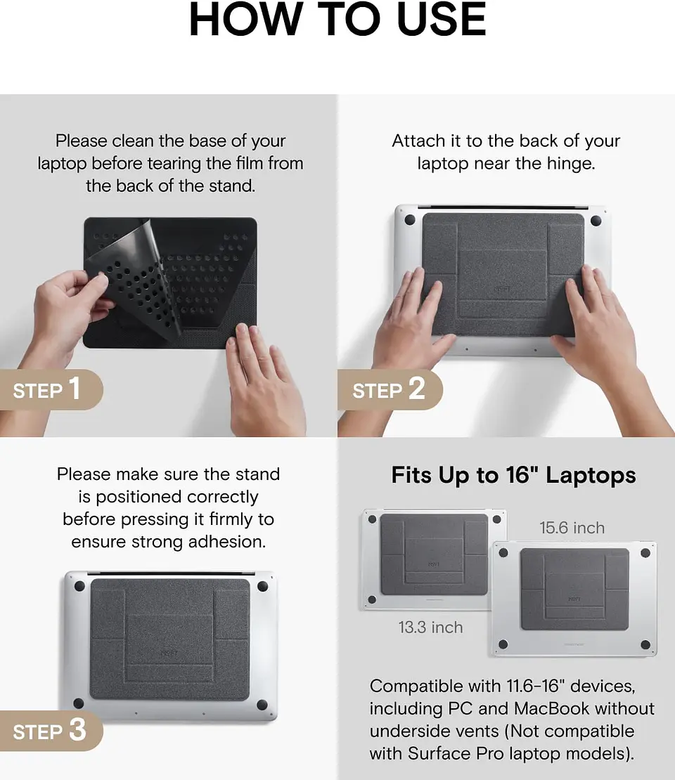 Soporte MOFT Invisible para MacBook / Notebook  7
