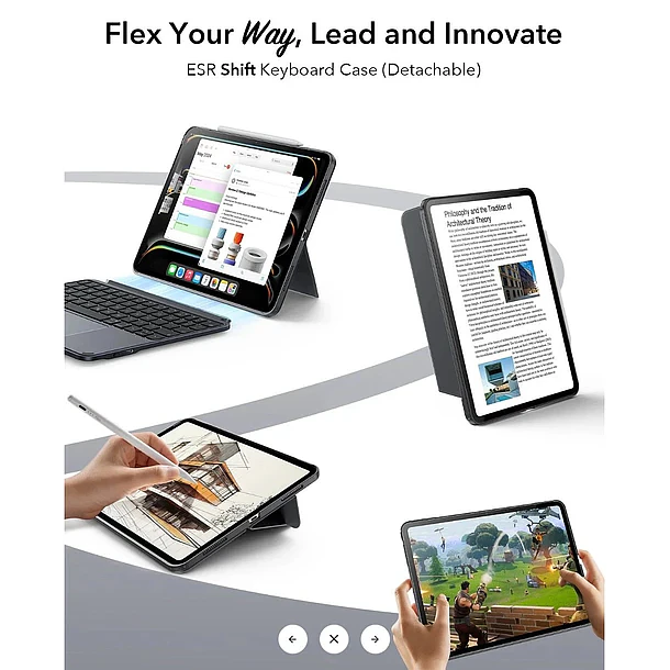 Funda con Teclado ESR Shift para iPad Pro 13