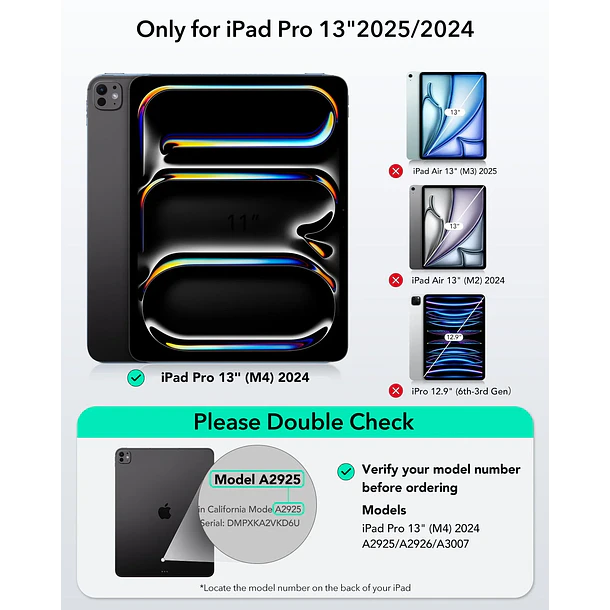 Funda con Teclado ESR Shift para iPad Pro 13