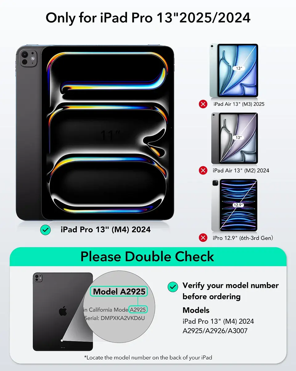 Funda con Teclado ESR Shift para iPad Pro 13