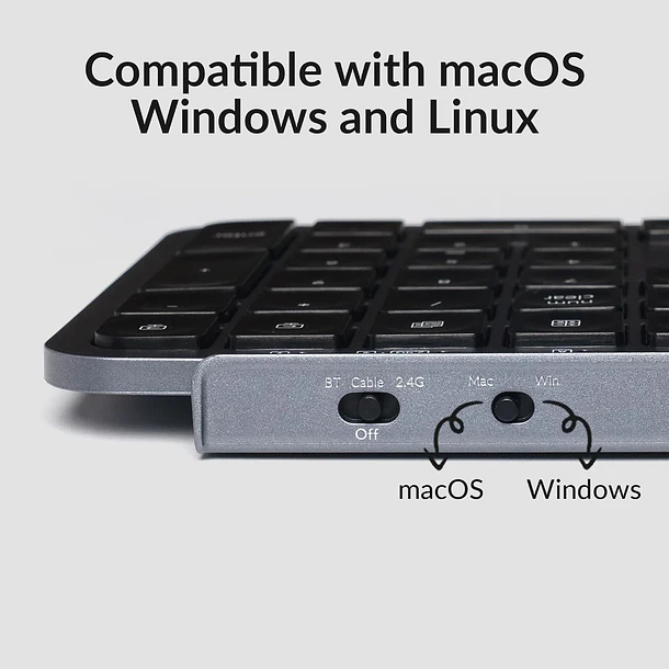Teclado Inalámbrico Keychron B6 Pro 2.4ghz - Bluetooth Ultra Delgado 5
