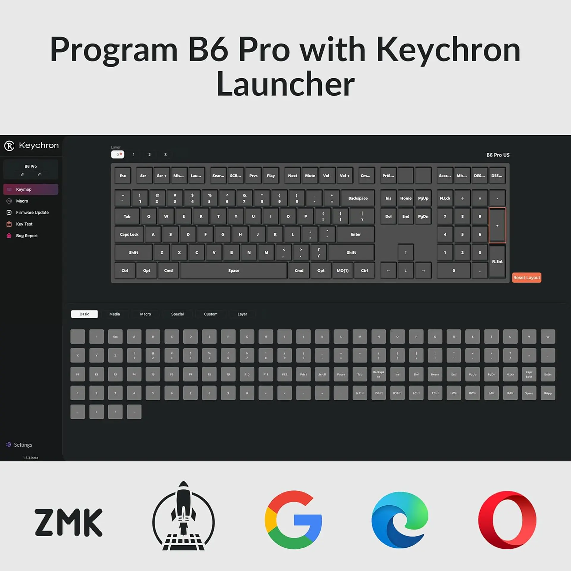 Teclado Inalámbrico Keychron B6 Pro 2.4ghz - Bluetooth Ultra Delgado 6