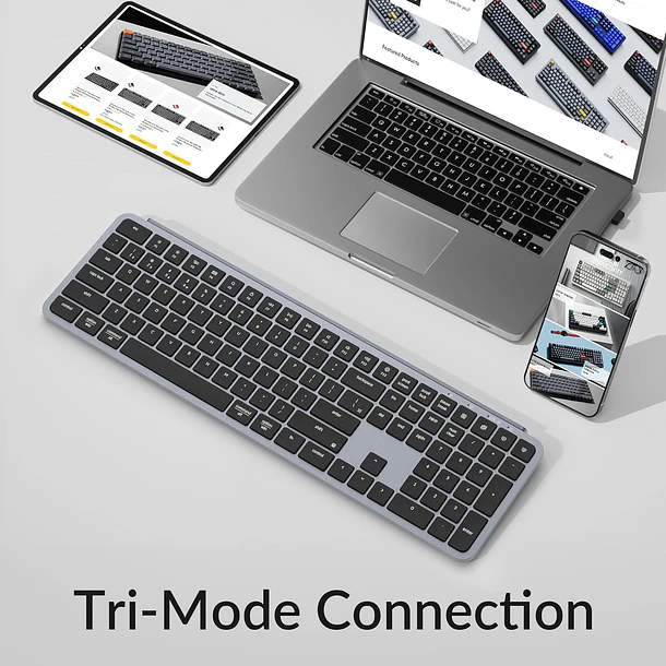 Teclado Inalámbrico Keychron B6 Pro 2.4ghz - Bluetooth Ultra Delgado 7