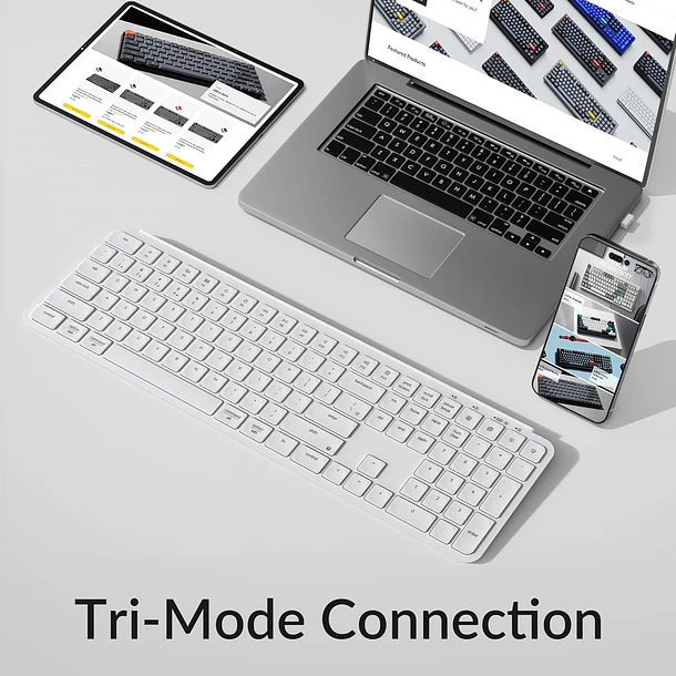 Teclado Inalámbrico Keychron B6 Pro 2.4ghz - Bluetooth Ultra Delgado 9